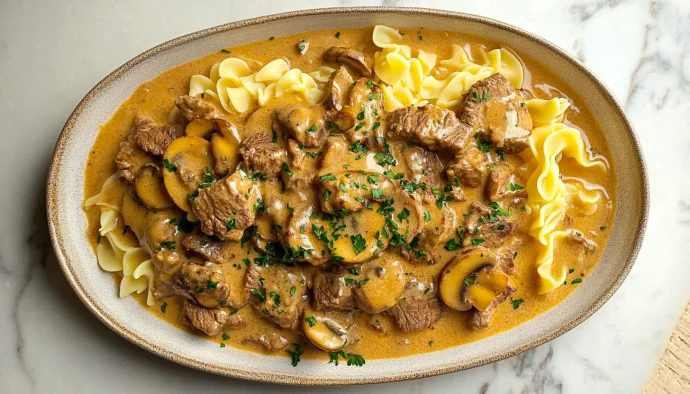 Beef Stroganoff 