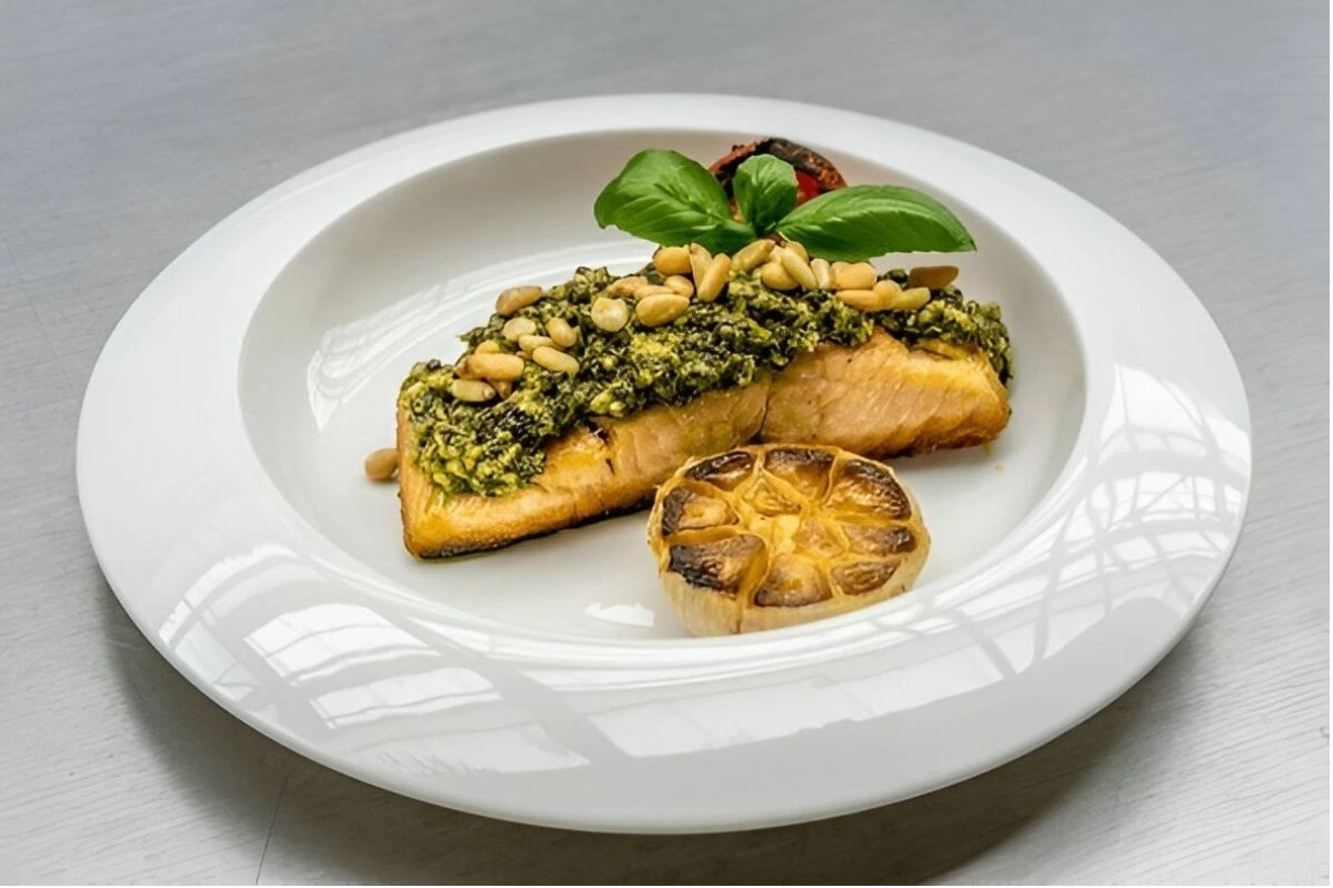 pesto salmon recipe