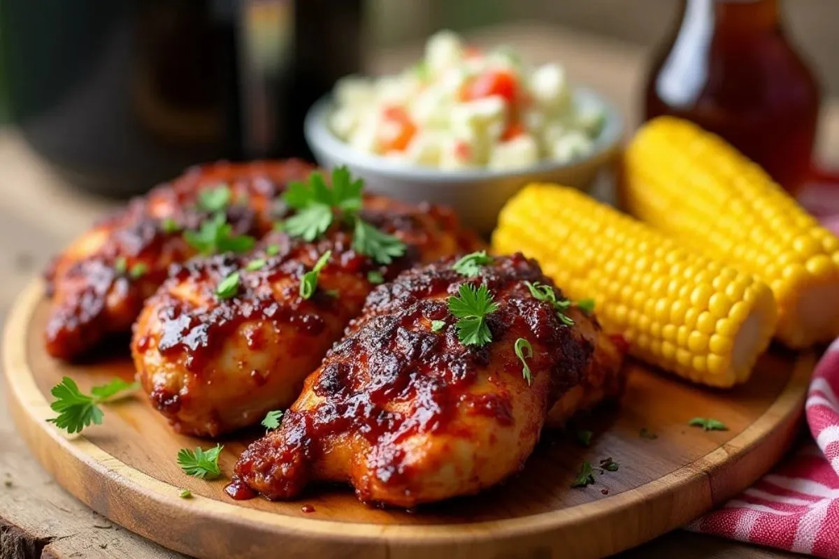 air fryer bbq chicken