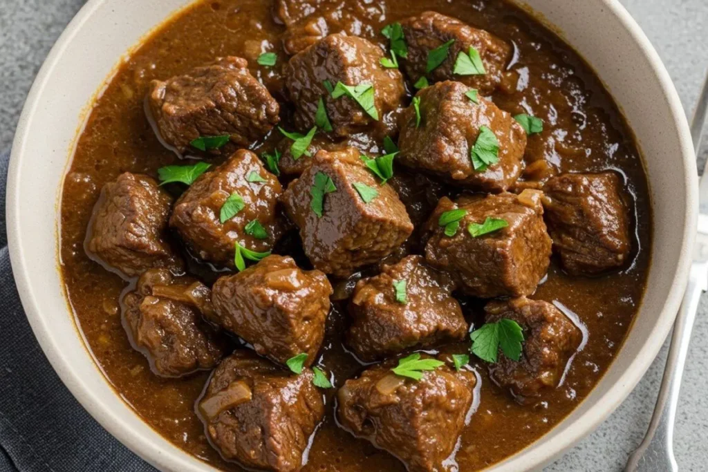 cube steak in crock pot