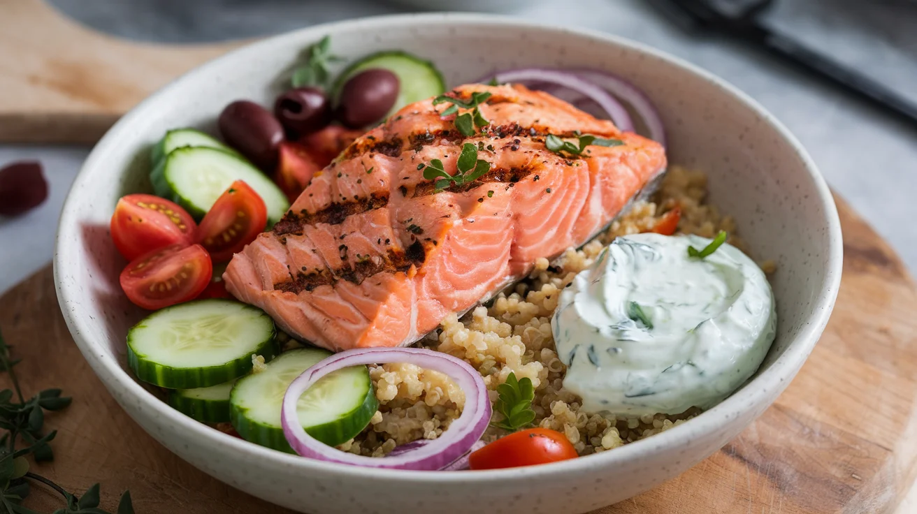 salmon bowl