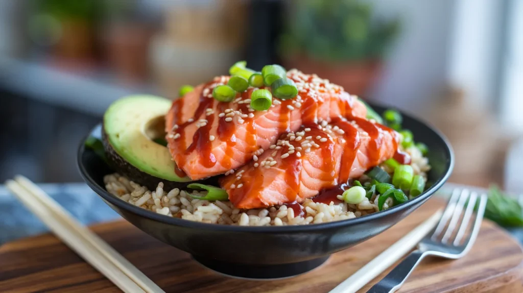 salmon bowl