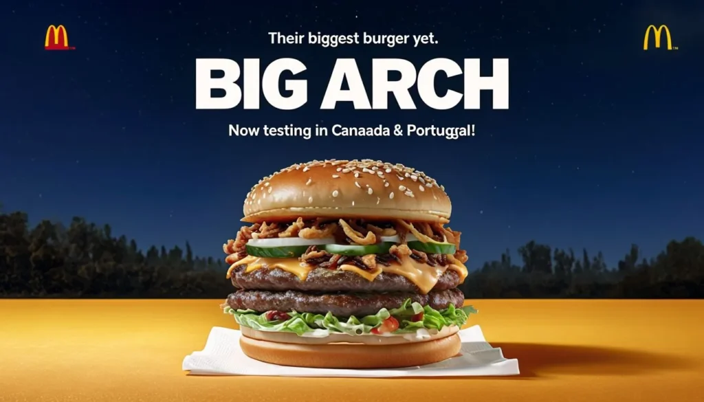 big arch mcdonald's burger