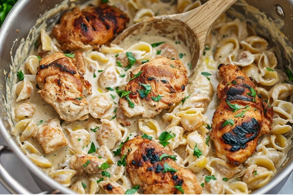 Cream Cheese Chicken pasta