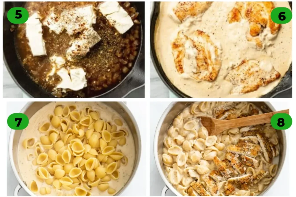 Cream Cheese Chicken pasta