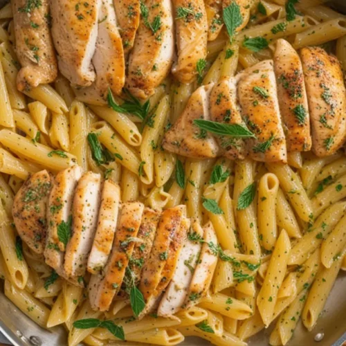 Garlic Parmesan Chicken Pasta