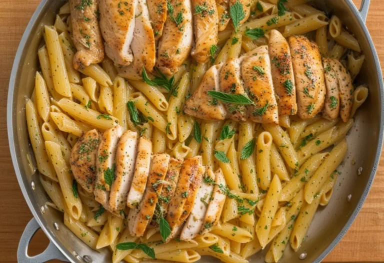 Garlic Parmesan Chicken Pasta