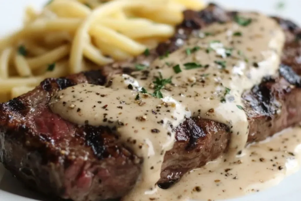 Steak Gorgonzola Alfredo