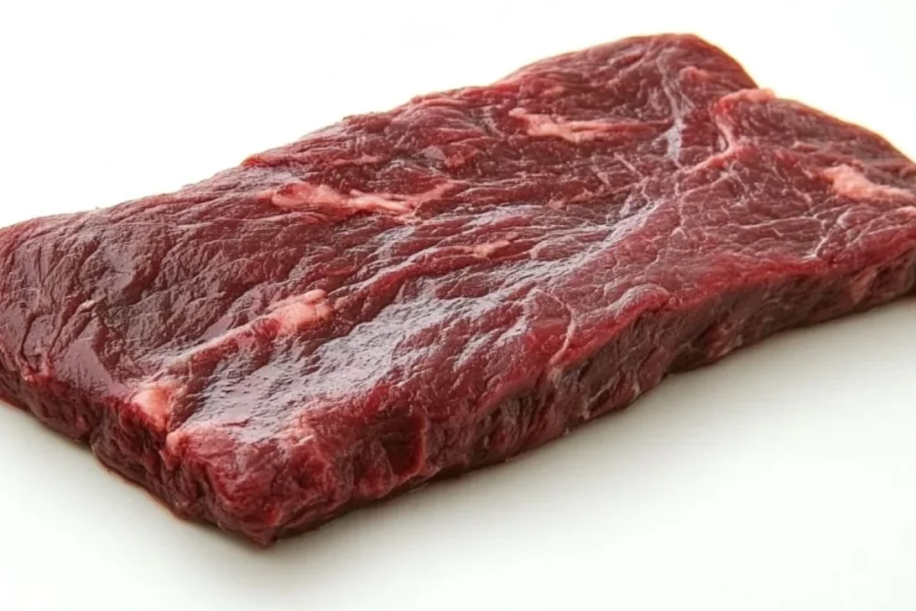 beef lion flat iron steak label​