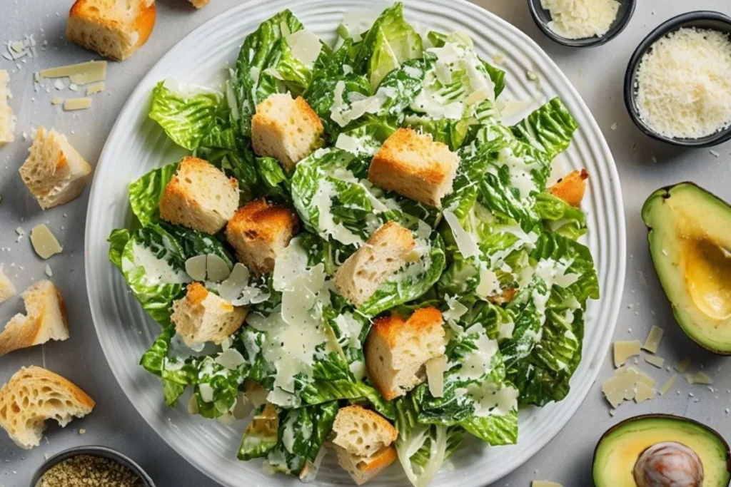  A Caesar salad 