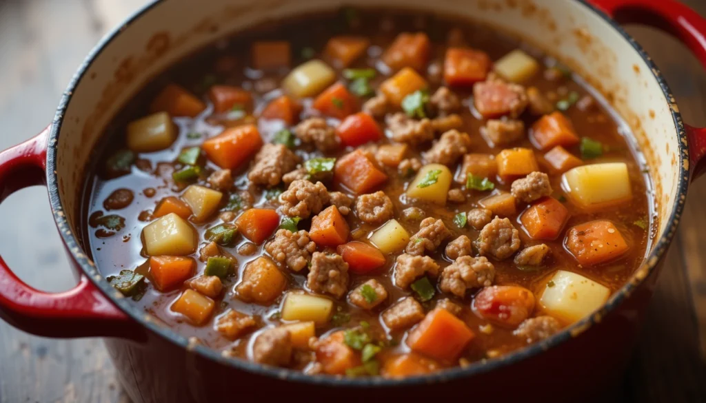 vegetable beef soup 