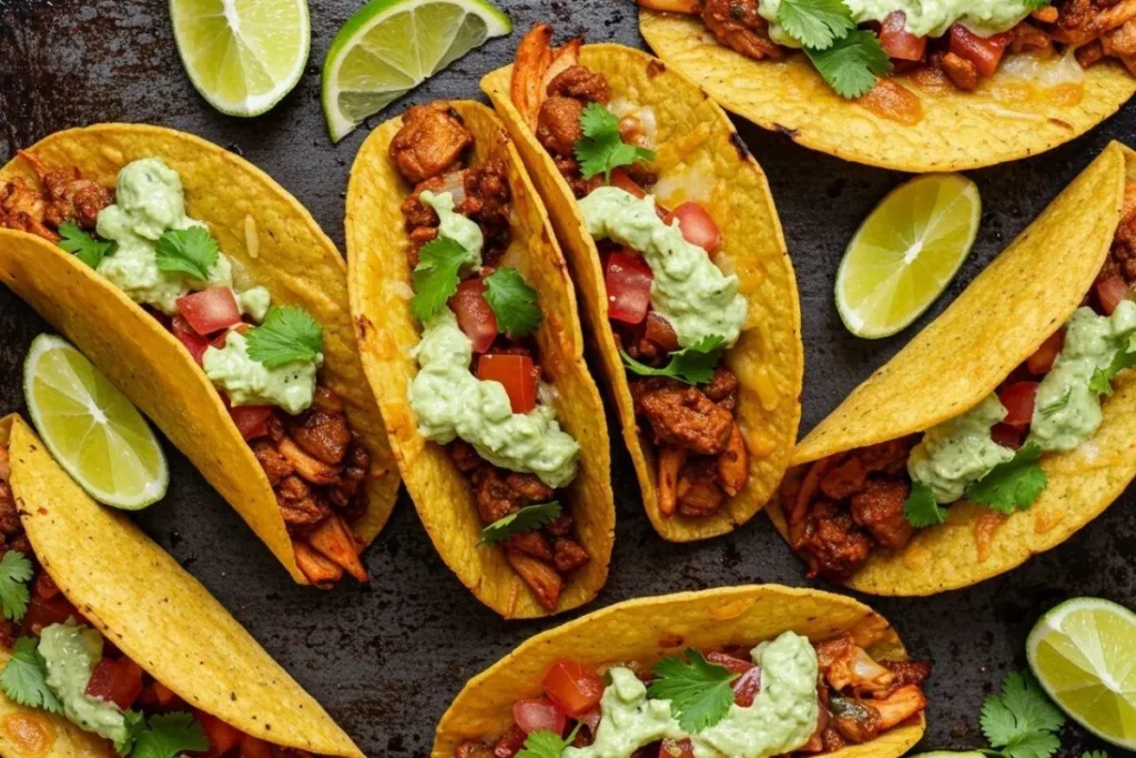 Fried Chicken Street Corn Tacos