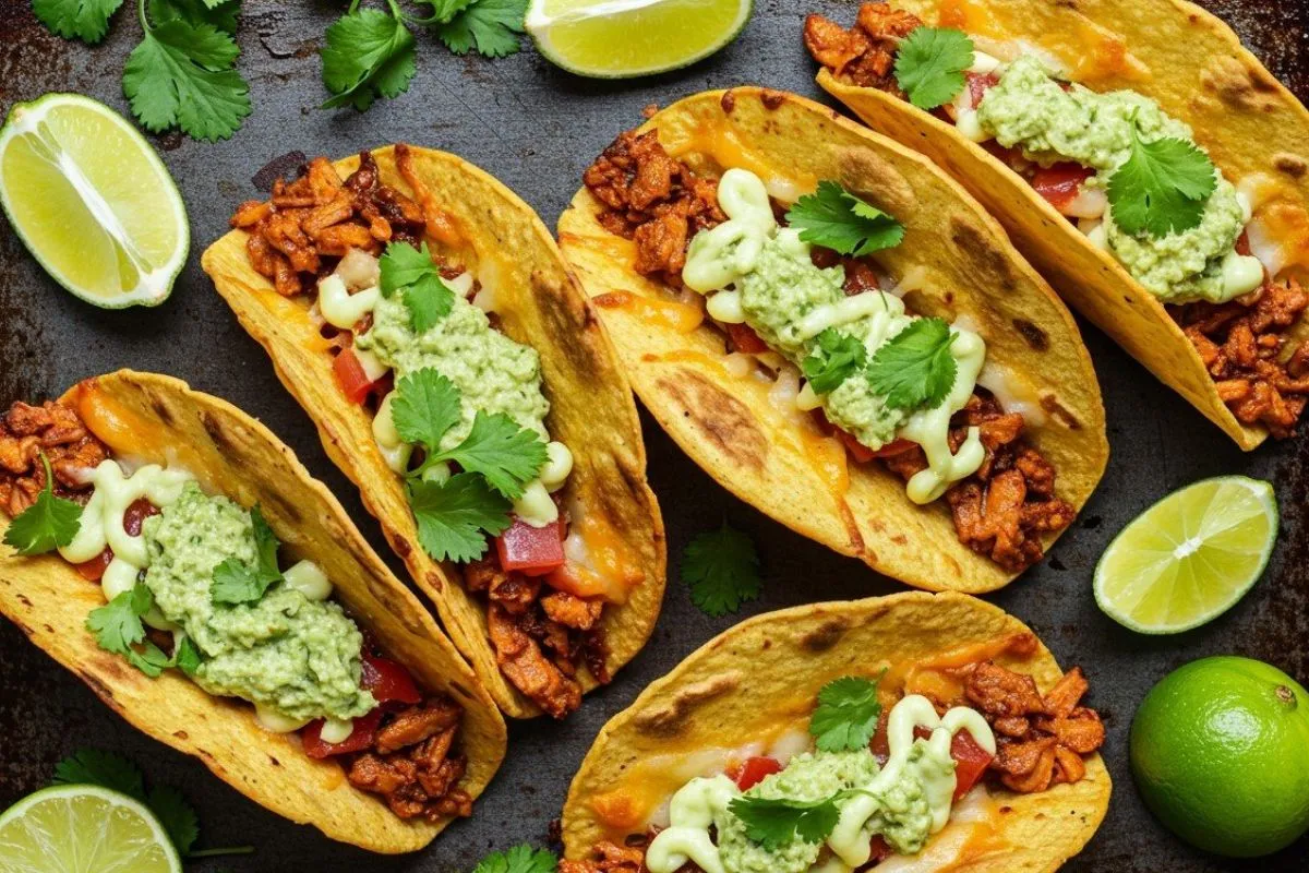 Fried Chicken Street Corn Tacos