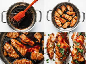 apple and honey-glazed chicken tenders recipe