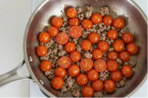 one-skillet cheesy ground chicken pasta recipe​